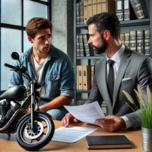 Can I Still Claim Compensation with a Motorcycle Accident Lawyer if I Was Partially at Fault?
