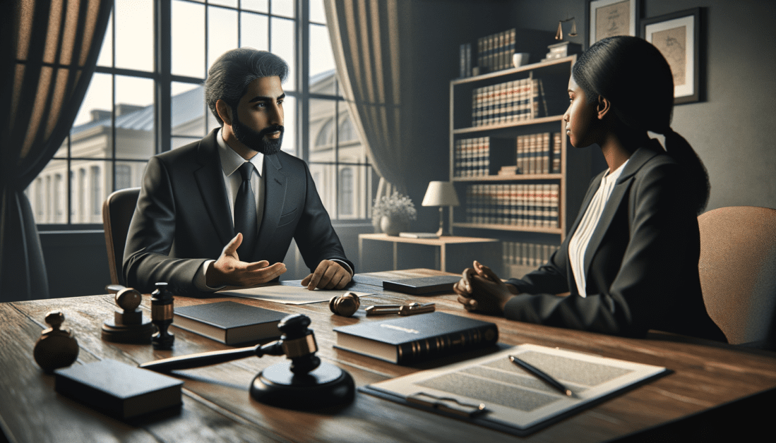Legal scales, gavel, and documents representing tort law