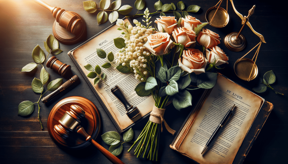 Gypsy Rose case law documents and legal scales