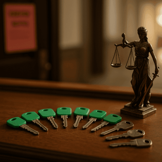 Tenant winning retaliatory eviction case in court