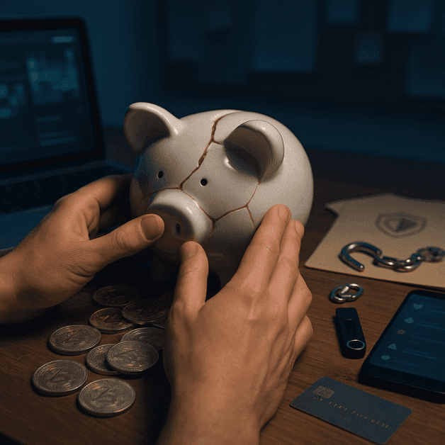 Crypto scam victim recovering lost funds