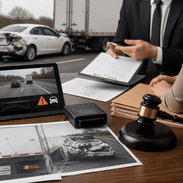 How to Prove a Truck Driver Ignored Collision-Avoidance System Alerts in a Georgia Rear-End Crash Claim